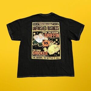 Family Guy x Ripple Junction Peter Griffin vs Giant Chicken T-Shirt Men's XL